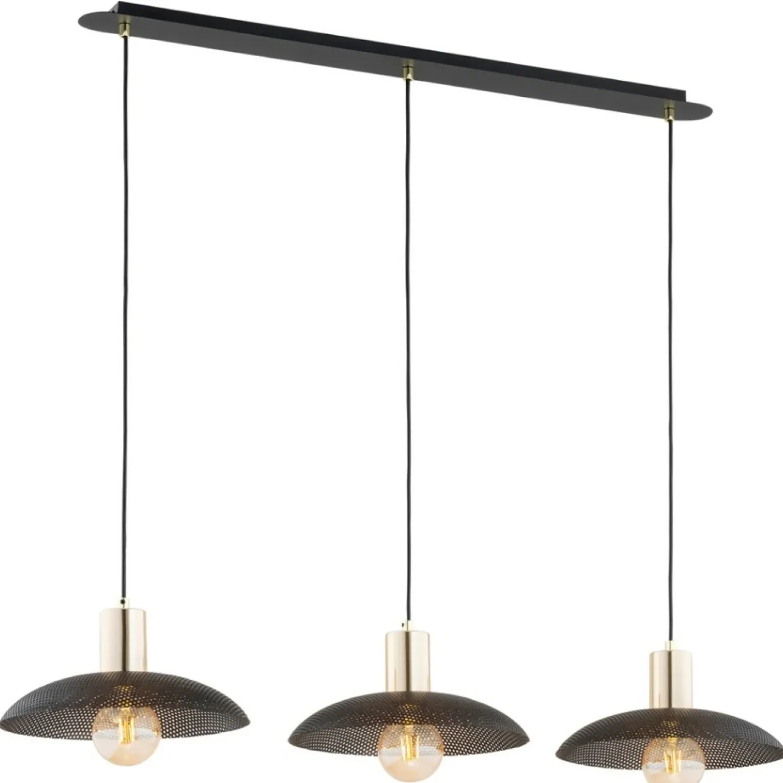Sklep Kaja Lampa wisząca z metalowymi kloszami 1320/3 SPIRIT | Kaja Oświetlenie czarny Shop