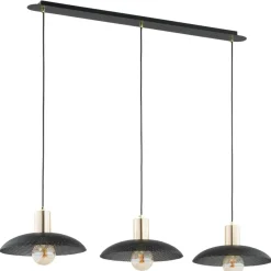 Sklep Kaja Lampa wisząca z metalowymi kloszami 1320/3 SPIRIT | Kaja Oświetlenie czarny Shop