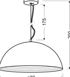 Sklep Kaja Lampa wisząca z m kloszem 31-26385 AMALFI | Kaja Oświetlenie* Randole Tradycyjne