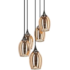 Sklep Kaja Lampa wisząca z mi kloszami 35-51639 MARINA | Kaja* Randole Tradycyjne