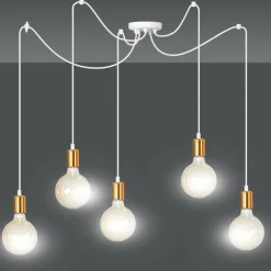 Sklep Kaja Lampa wisząca z miedzianymi gwintami 447/5 | Kaja Oświetlenie Flash Sale