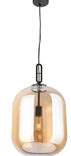 Sklep Kaja Lampa wisząca z miodowym kloszem Ø30cm MX P0299 HONEY | Kaja Sale