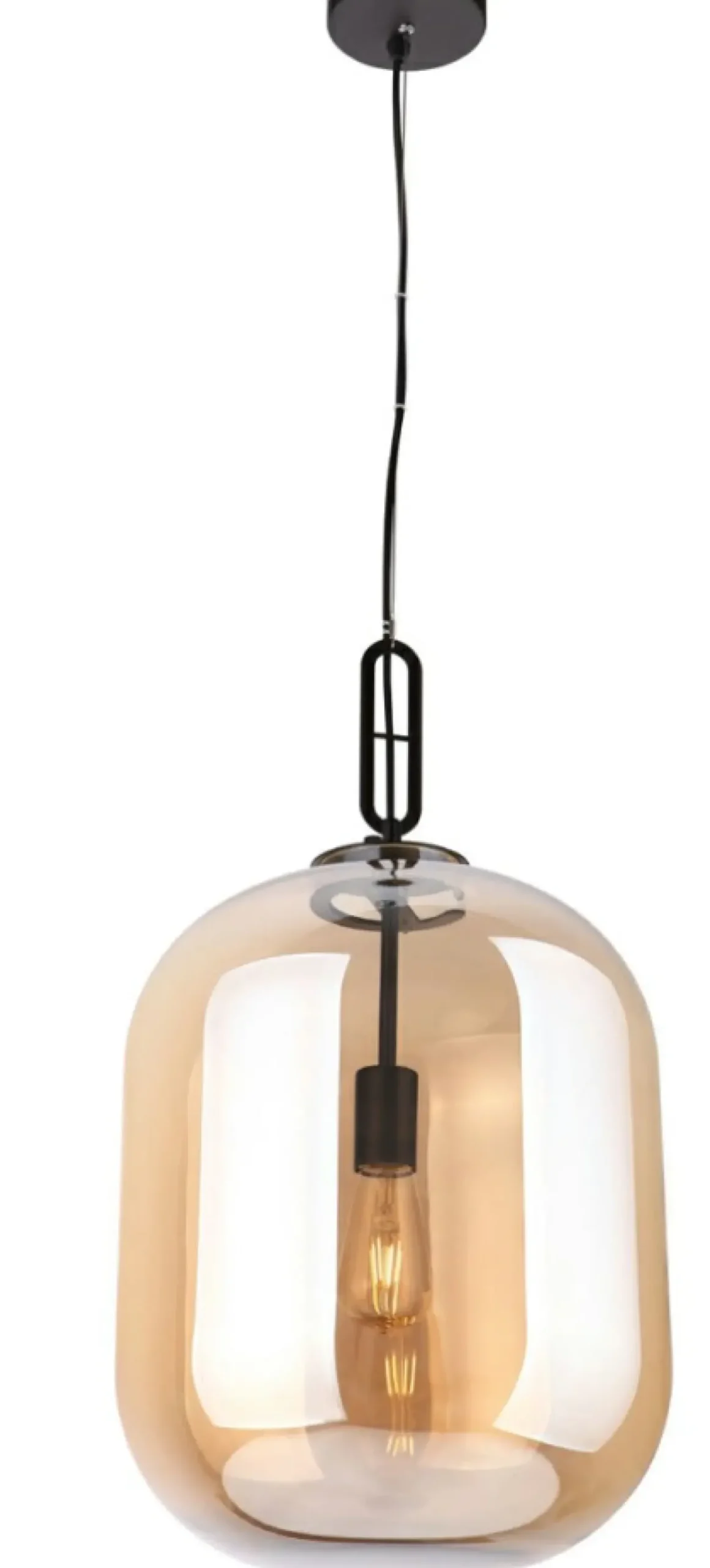 Sklep Kaja Lampa wisząca z miodowym kloszem Ø30cm MX P0299 HONEY | Kaja Sale