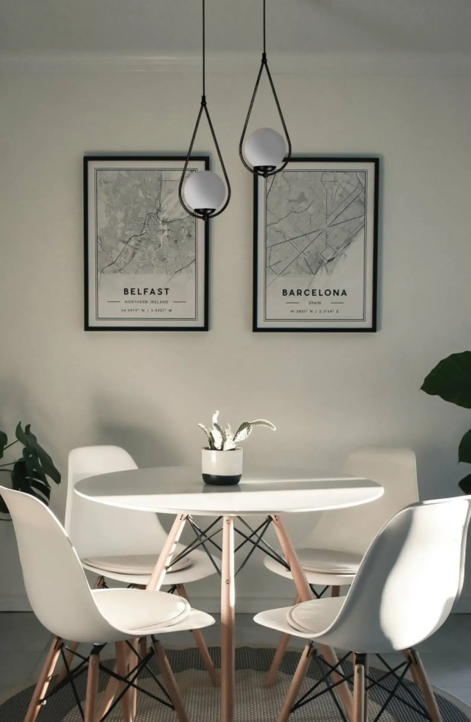Sklep Kaja Lampa wisząca z mlecznymi kloszami K-4771 NEVE BLACK | Kaja czarny Best