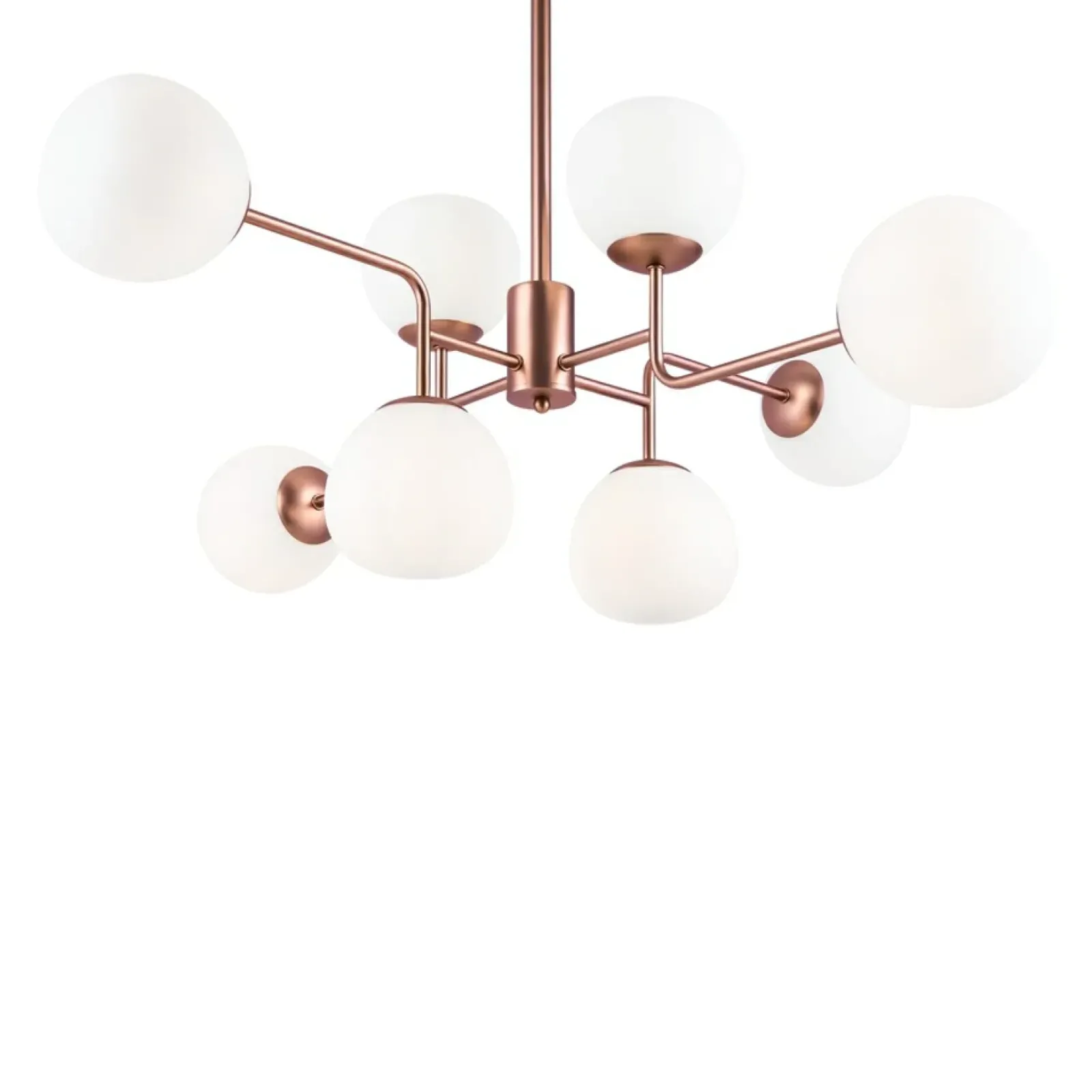 Sklep Kaja Lampa wisząca z mlecznymi kloszami MOD221-PL-08-G ERICH | Kaja Flash Sale