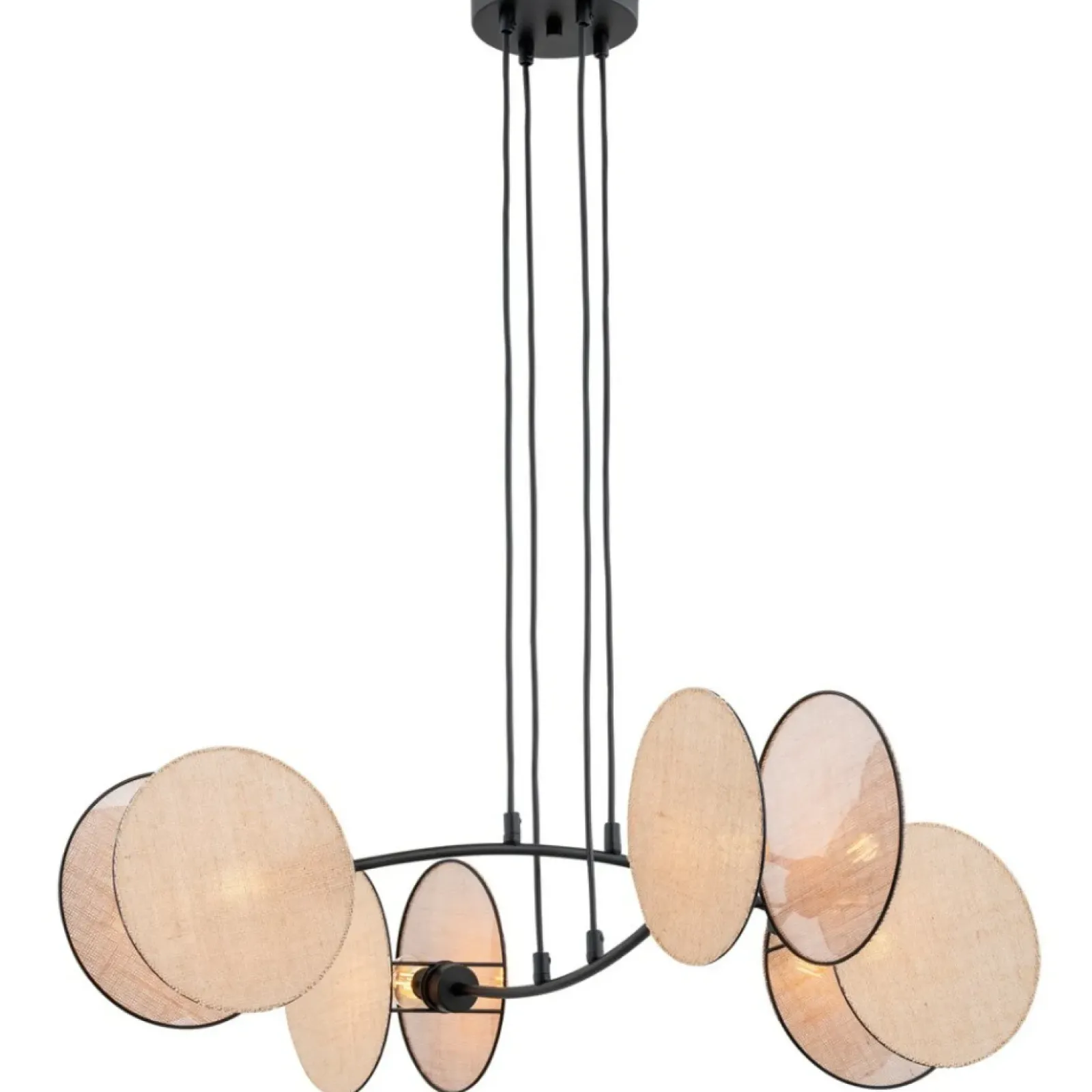 Sklep Kaja Lampa wisząca z naturalnymi abażurami 1328/4 MOTIF | Kaja Oświetlenie Cheap