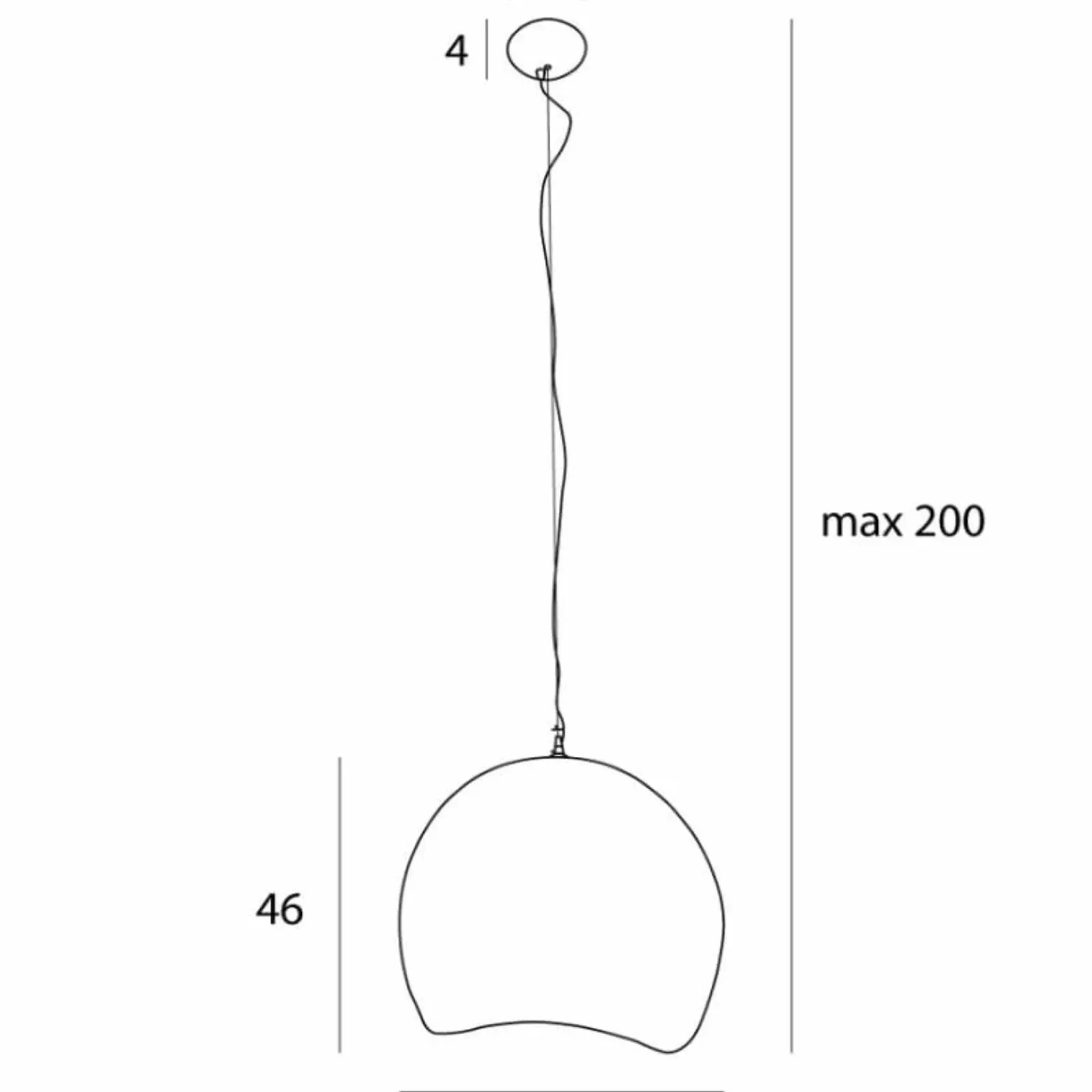 Sklep Kaja Lampa wisząca z nieregularnym kloszem MX P0533 PIERRE | Kaja Best Sale