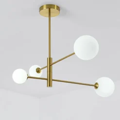 Sklep Kaja Lampa wisząca z obrotowymi ramionami LP-002/4P DORADO | Kaja Fashion