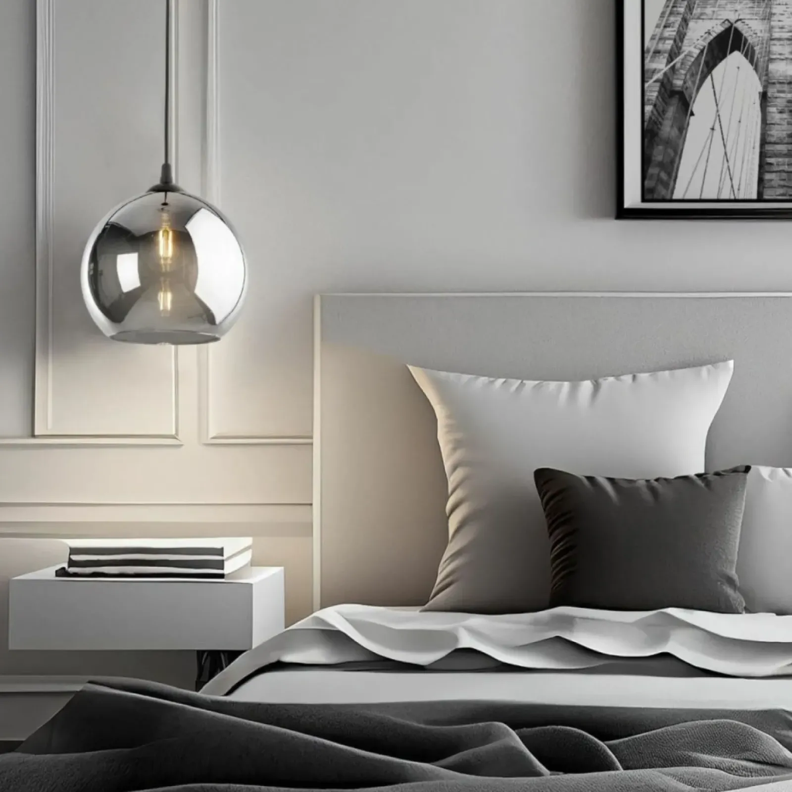 Sklep Kaja Lampa wisząca z okrągłym, lustrzanym kloszem TK 5765 z serii VENEZIA Store