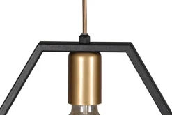 Sklep Kaja Lampa wisząca z ozdobną ramką heksagon K-4720 HONEY | Kaja Oświetlenie Shop