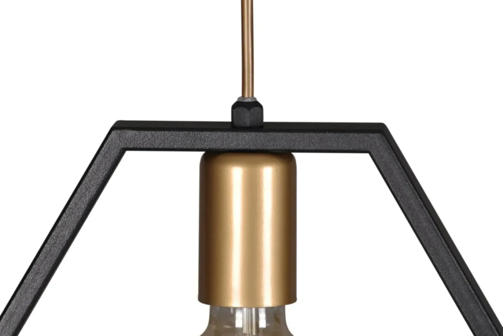 Sklep Kaja Lampa wisząca z ozdobną ramką heksagon K-4720 HONEY | Kaja Oświetlenie Shop