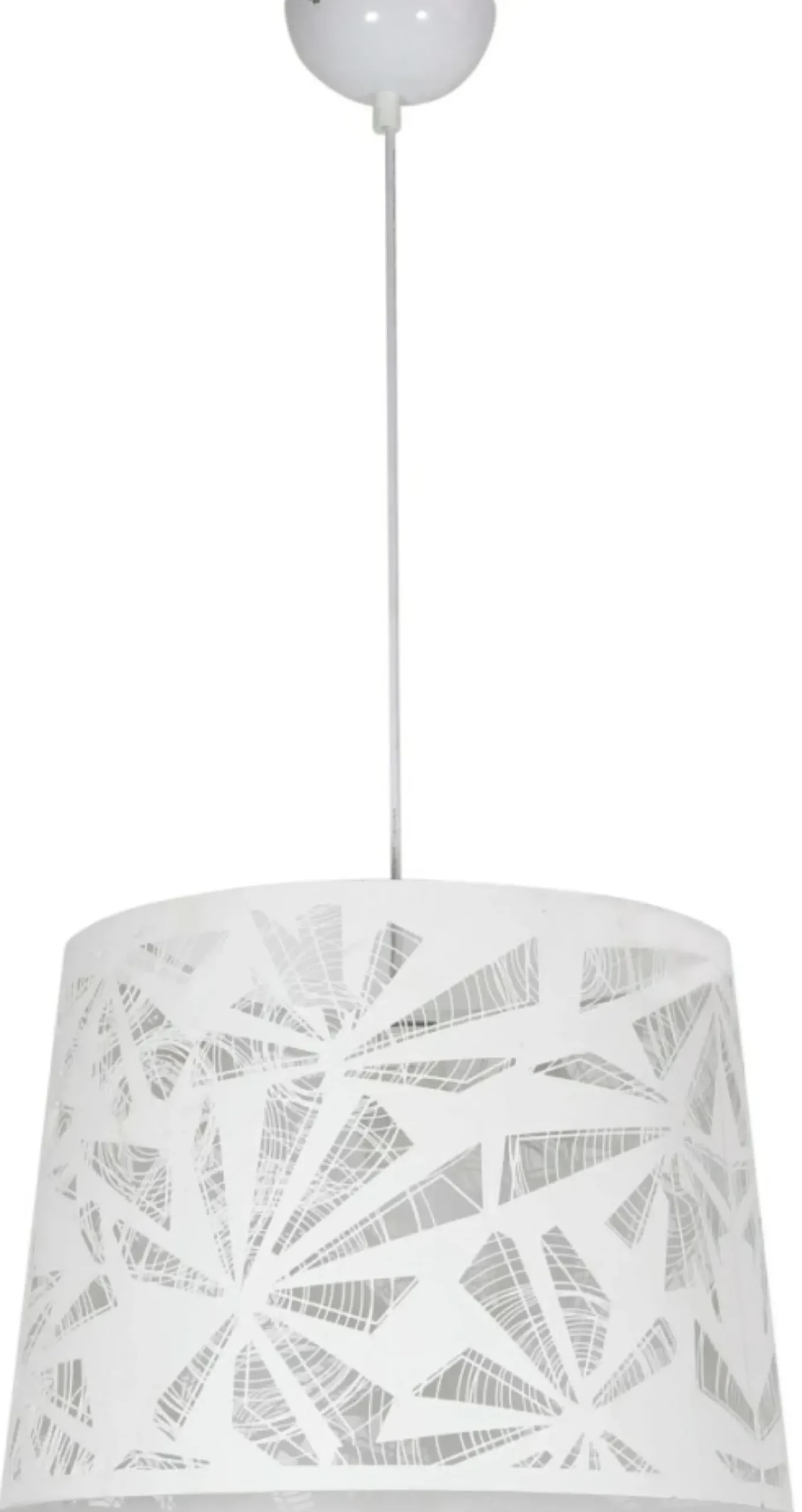 Sklep Kaja Lampa wisząca z ozdobnym abażurem 31-49131 ORLANDO | Kaja Oświetlenie biały Outlet