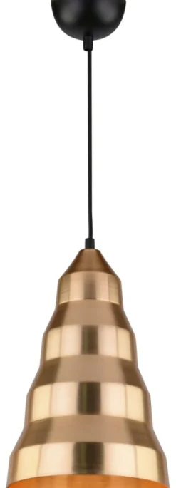 Sklep Kaja Lampa wisząca z ozdobnym kloszem 31-58560 VESUVIO | Kaja Oświetlenie złoty Fashion