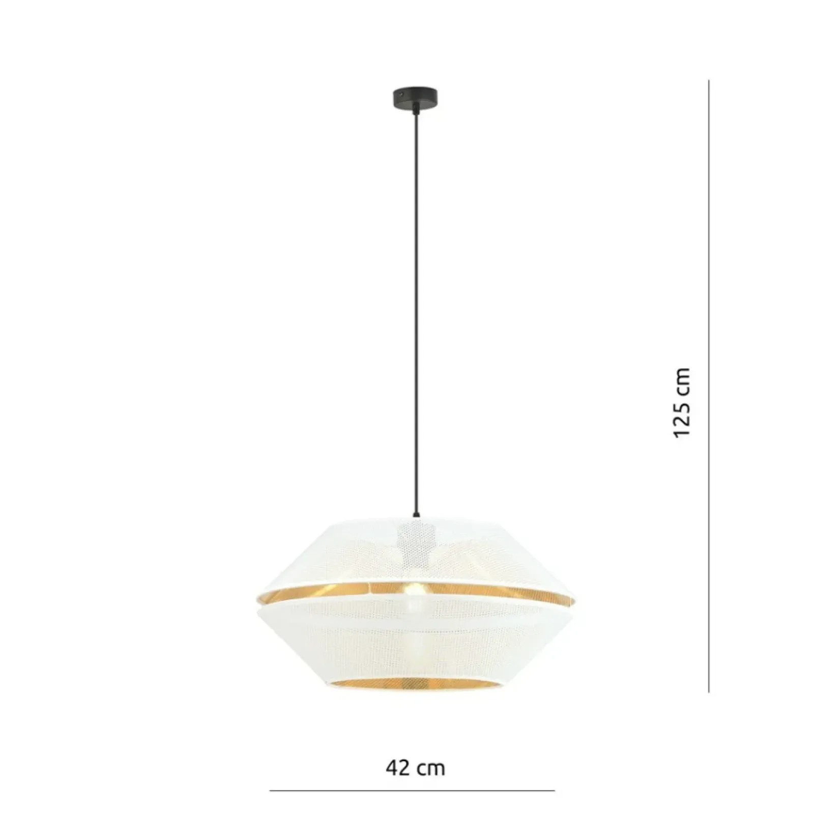 Sklep Kaja Lampa wisząca z perforowanym abażurem 1184/1 z serii MALIA | Kaja czarny Outlet