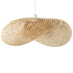 Sklep Kaja Lampa wisząca z plecionym abażurem boho 11397 HAVANA | Kaja Store