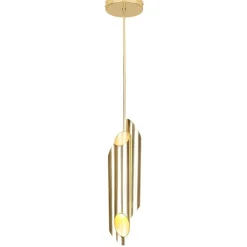 Sklep Kaja Lampa wisząca z połączonymi, złotymi tubami MZ5014 LIBRA | Kaja Discount