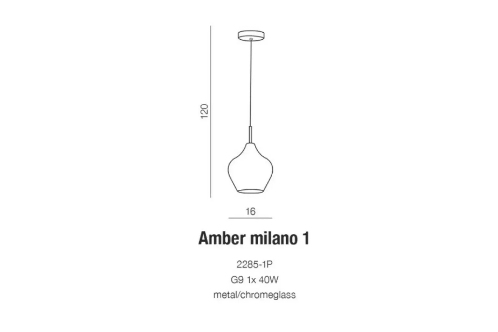 Sklep Kaja Lampa wisząca z podwójnym kloszem AZ3074 AMBER | Kaja Oświetlenie szary Best Sale
