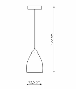 Sklep Kaja Lampa wisząca z podwójnym kloszem LP-567/1P DYM NIKI | Kaja New