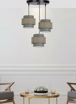 Sklep Kaja Lampa wisząca z podwójnymi abażurami 33-25470 LUCCIA | Kaja Discount