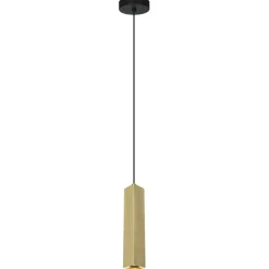 Sklep Kaja Lampa wisząca z pojedynczą złotą końcówką PND-28394-1-GD ANDER | Kaja New