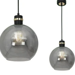 Sklep Kaja Lampa wisząca z przyciemnionym kloszem MLP65300 OMEGA | Kaja Flash Sale