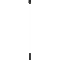 Sklep Kaja Lampa wisząca z punktowym zwisem, tuba 12,5cm 10765 FOURTY | Kaja czarny Online