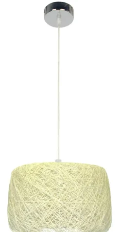 Sklep Kaja Lampa wisząca z rattanowym abażurem 31-51141 PANDA | Kaja Oświetlenie kremowy Best Sale