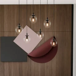 Sklep Kaja Lampa wisząca z regulacją wysokości kloszy 711/6 | Kaja Oświetlenie Shop