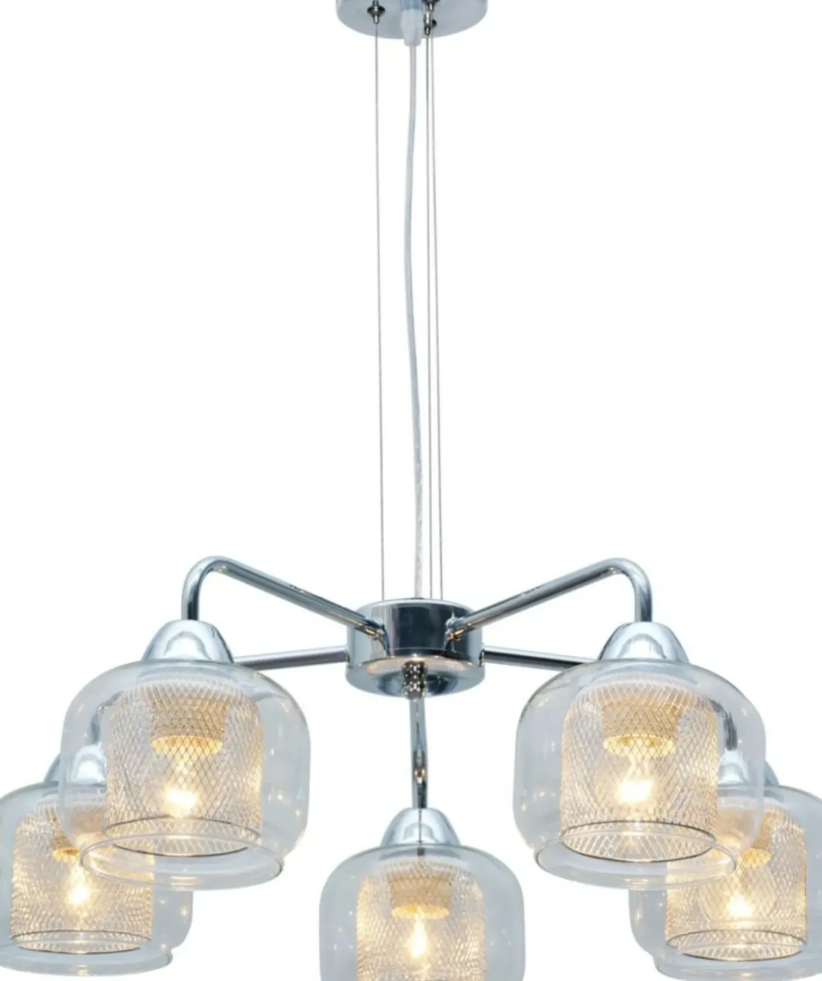Sklep Kaja Lampa wisząca z regulowaną wysokością 35-67098 RAY | Kaja Oświetlenie chrom Cheap