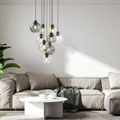 Sklep Kaja Lampa wisząca z różnokolorowymi kloszami TK 10247 CUBUS MIX | Kaja Cheap