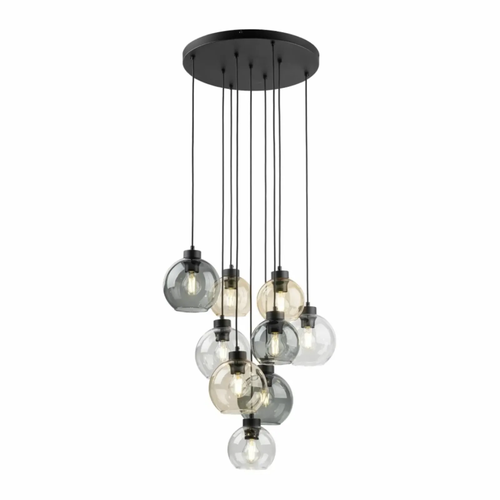 Sklep Kaja Lampa wisząca z różnokolorowymi kloszami TK 10247 CUBUS MIX | Kaja Cheap