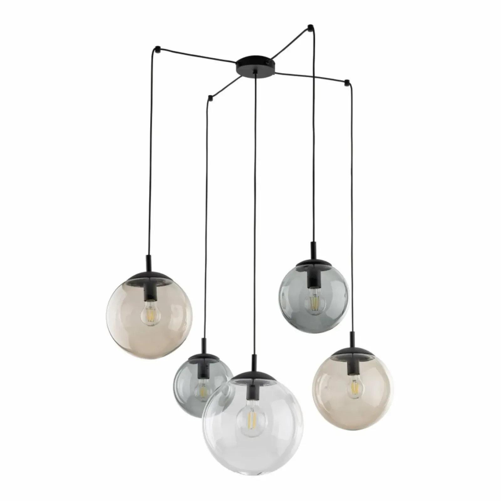 Sklep Kaja Lampa wisząca z różnokolorowymi kloszami TK 4796 ESME | Kaja Sale