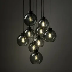 Sklep Kaja Lampa wisząca z różnymi kloszami TK 10208 CUBUS GRAPHITE | Kaja Outlet