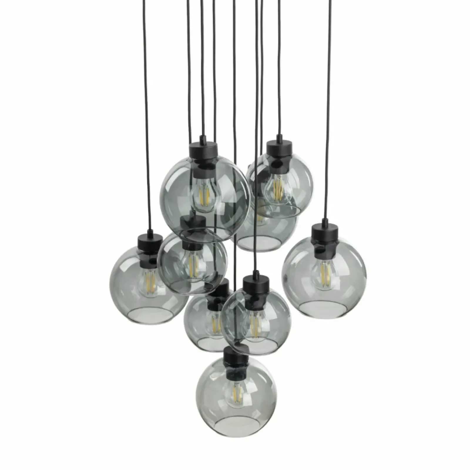 Sklep Kaja Lampa wisząca z różnymi kloszami TK 10208 CUBUS GRAPHITE | Kaja Outlet