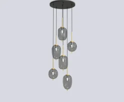 Sklep Kaja Lampa wisząca z różnymi kloszami WF 5007-502 BELLEVILLE | Kaja Best Sale