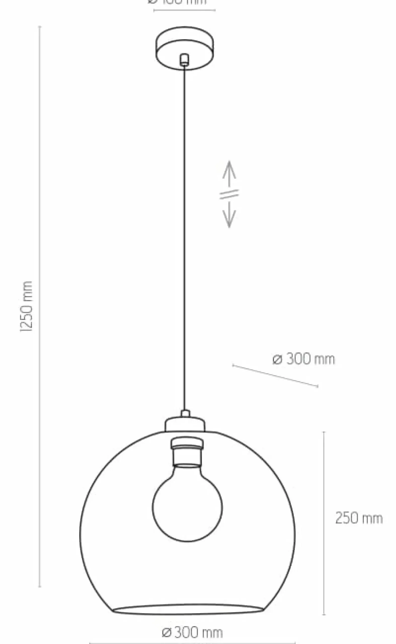 Sklep Kaja Lampa wisząca z różowym, okrągłym kloszem TK 2764 CUBUS | Kaja Hot
