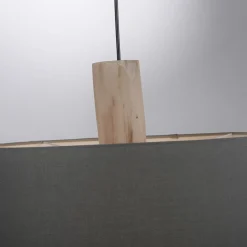 Sklep Kaja Lampa wisząca z m abażurem 15112-15 z serii LINEN | Kaja szary Sale