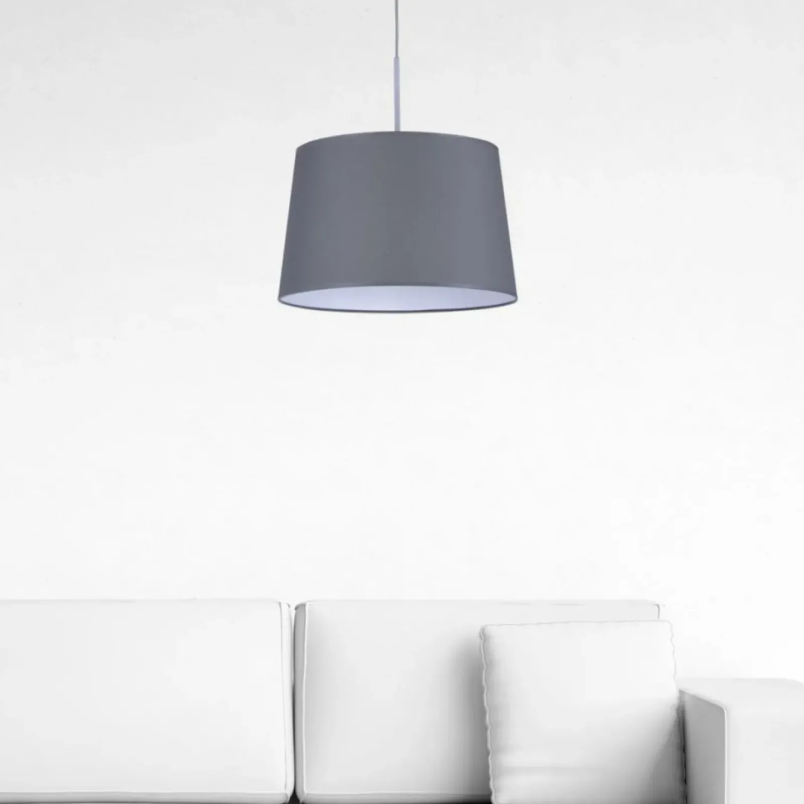 Sklep Kaja Lampa wisząca z m abażurem K-4370 REMI GRAY | Kaja Oświetlenie szary Shop