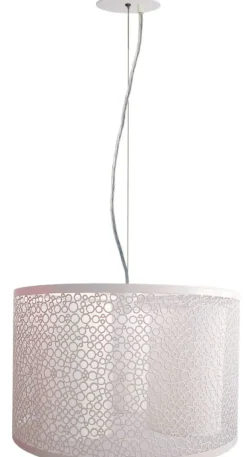 Sklep Kaja Lampa wisząca z szerokim abażurem E14 33-27290 MADRAS | Kaja biały New