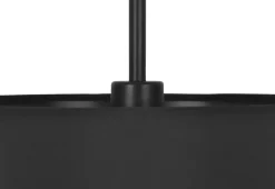 Sklep Kaja Lampa wisząca z szerokim abażurem K-4320 SIMONE BLACK | Kaja czarny Store