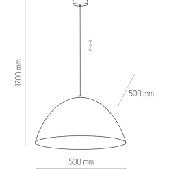 Sklep Kaja Lampa wisząca z szerokim kloszem TK 6003 FARO NEW | Kaja Oświetlenie Cheap