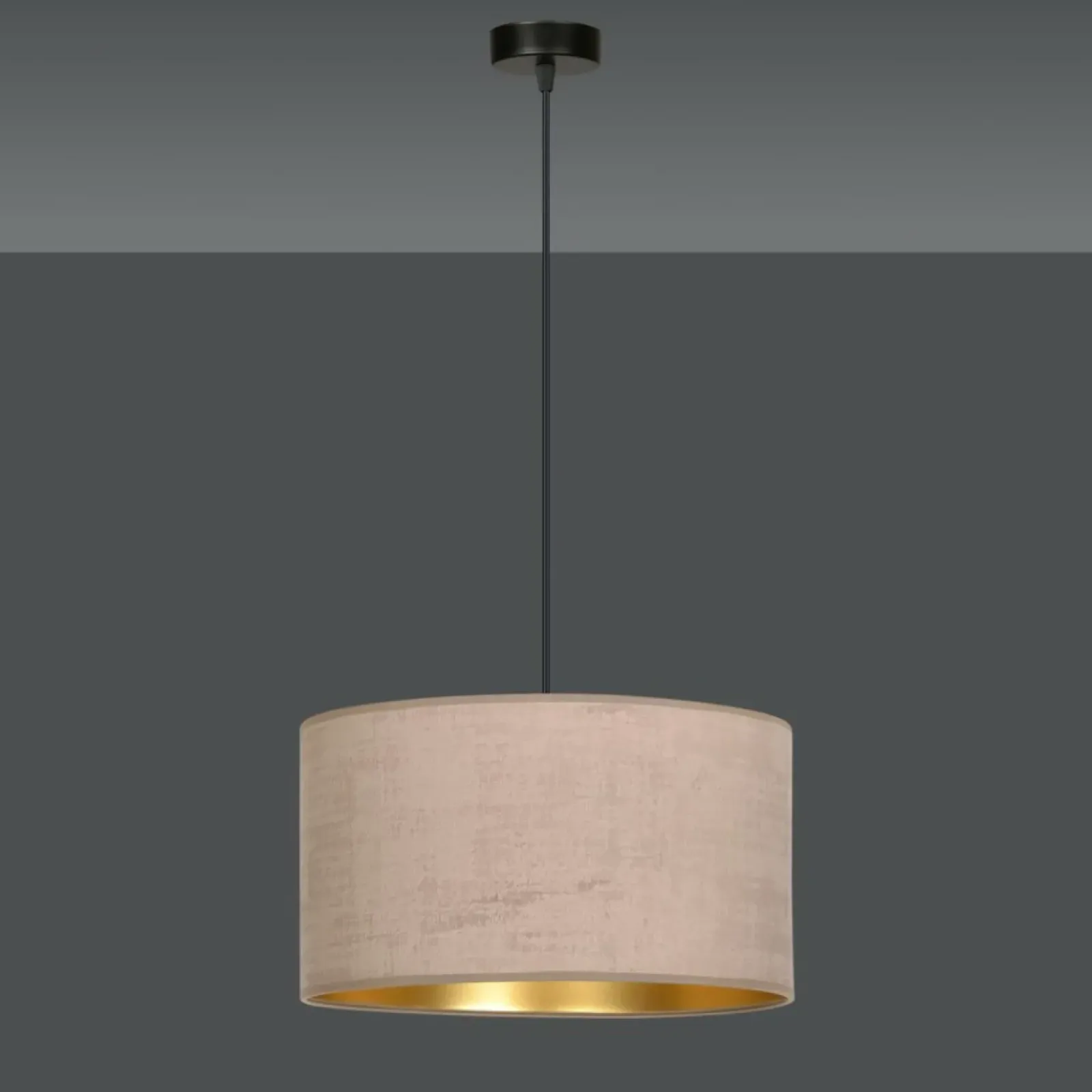 Sklep Kaja Lampa wisząca z szerokim, różowym abażurem 1053/1 HILDE | Kaja Best Sale