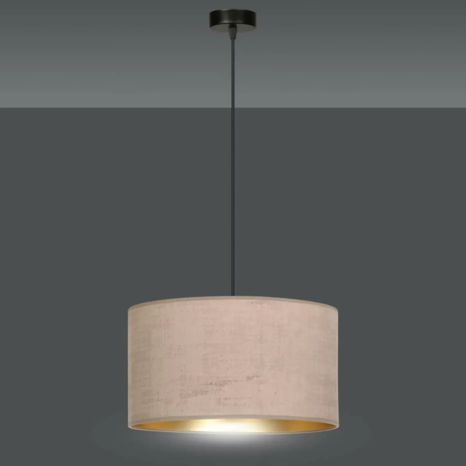 Sklep Kaja Lampa wisząca z szerokim, różowym abażurem 1053/1 HILDE | Kaja Best Sale