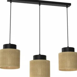 Sklep Kaja Lampa wisząca z trzema boho abażurami LX 5214 JUTE | Kaja Oświetlenie Best