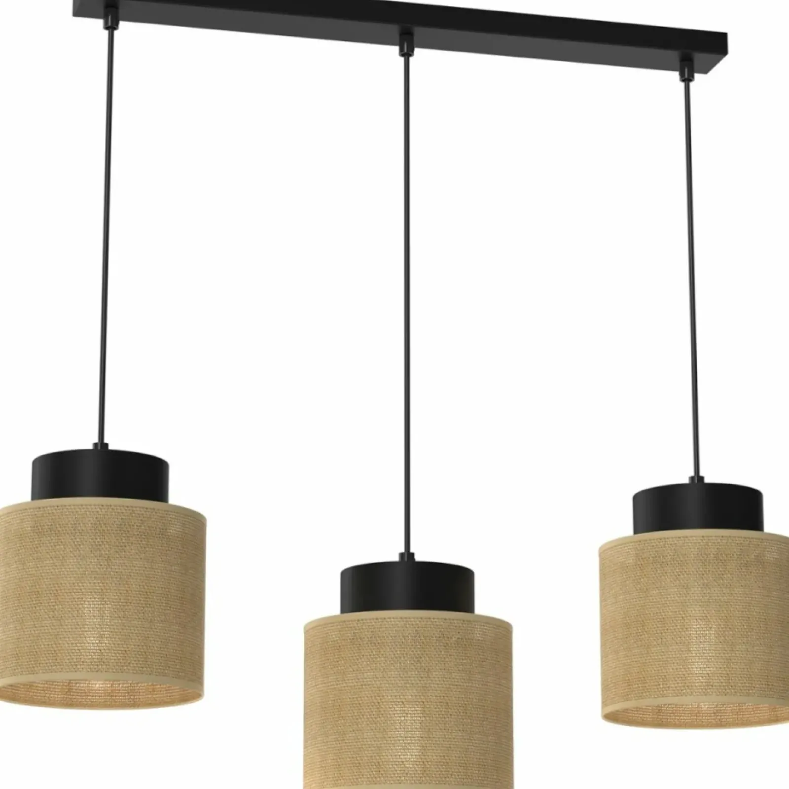 Sklep Kaja Lampa wisząca z trzema boho abażurami LX 5214 JUTE | Kaja Oświetlenie Best