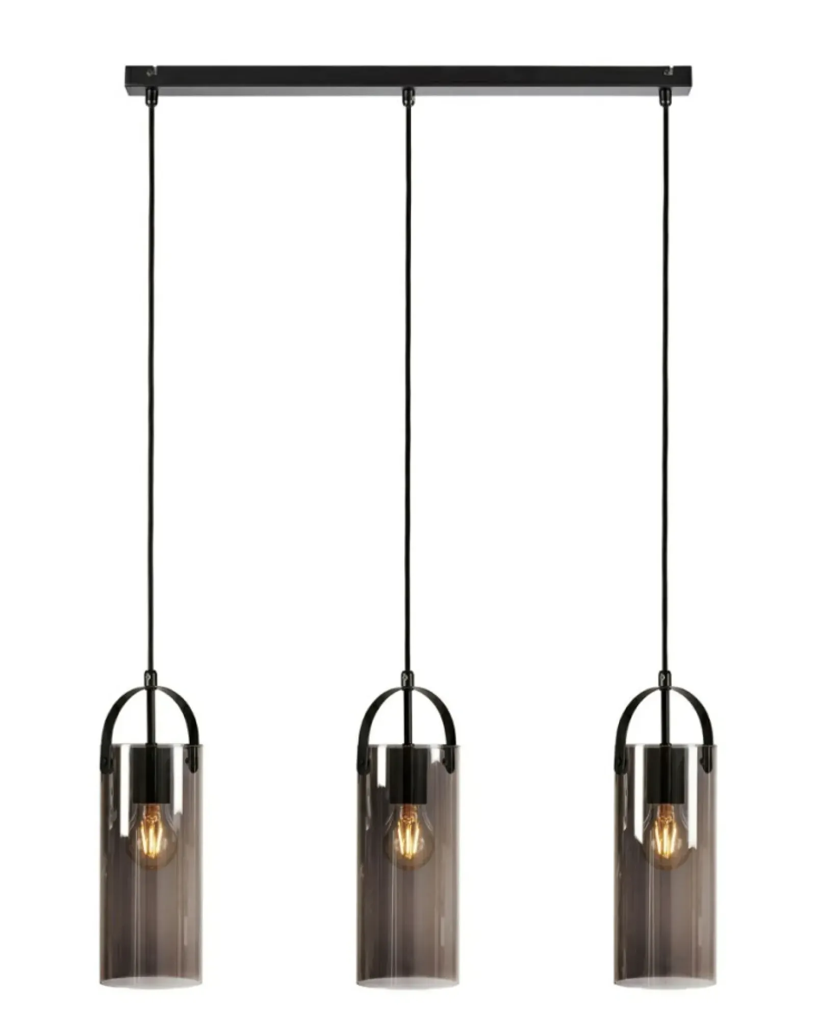Sklep Kaja Lampa wisząca z trzema kloszami w kształcie tub 108219 | Kaja Flash Sale