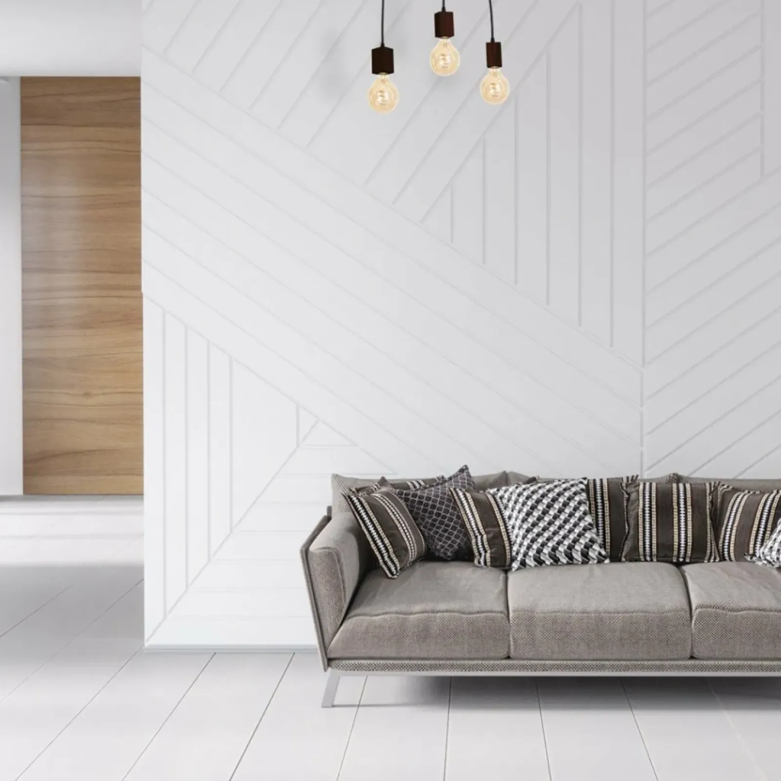 Sklep Kaja Lampa wisząca z trzema źródłami światła, na E27 MLP4360 z serii JACK | Kaja Oświ naturalnedrewno Discount