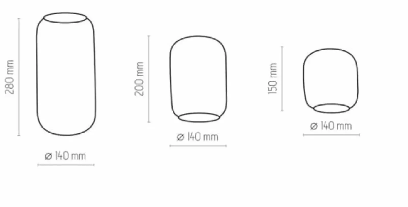 Sklep Kaja Lampa wisząca z trzema różnymi kloszami TK 3185 MARCO | Kaja Store