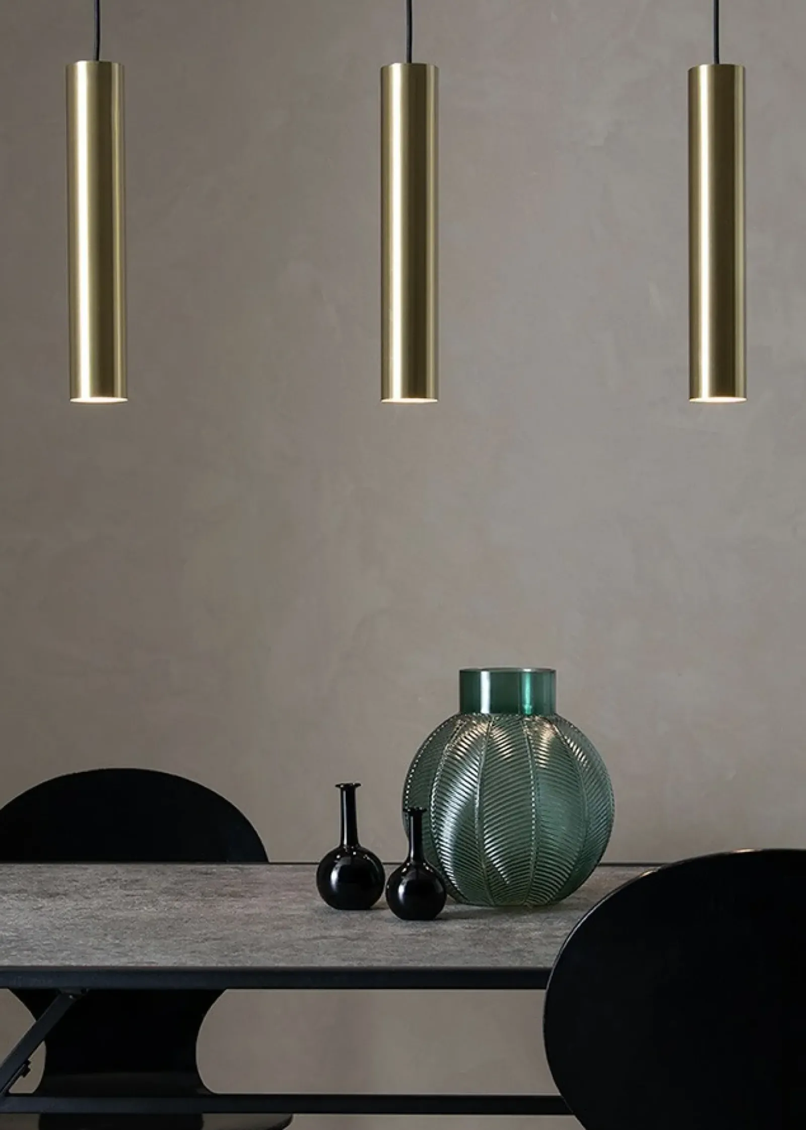 Sklep Kaja Lampa wisząca z tubami w kolorze mosiądzu 107883 | Kaja Oświetlenie Store