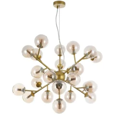 Sklep Kaja Lampa wisząca z wieloma kloszami MOD545PL-24G DALLAS | Kaja złoty Flash Sale